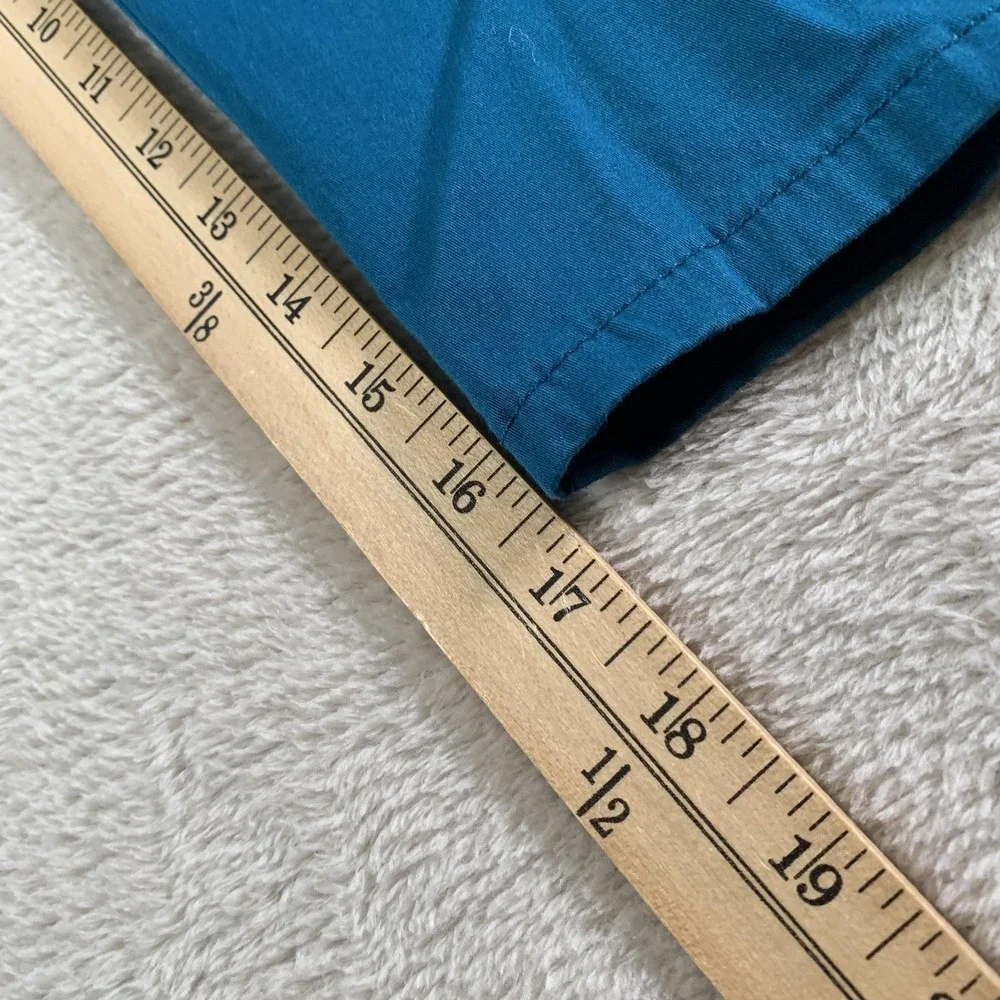 Dockers Pants Womens 12 Blue 5-Pocket Truly Slimming Capri Stretch Twill NEW‎ - Picture 9 of 13
